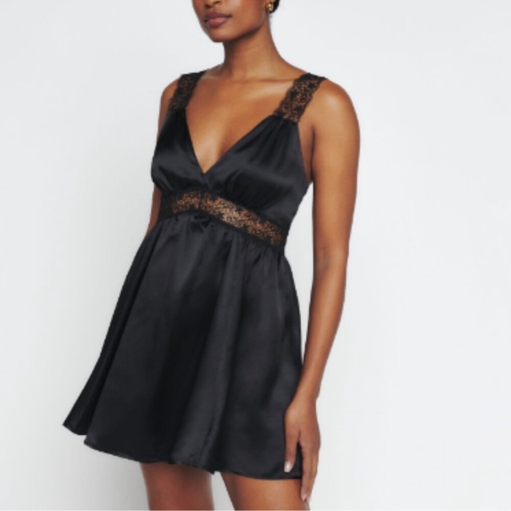 Reformation Elina silk mini  dress Sz 2